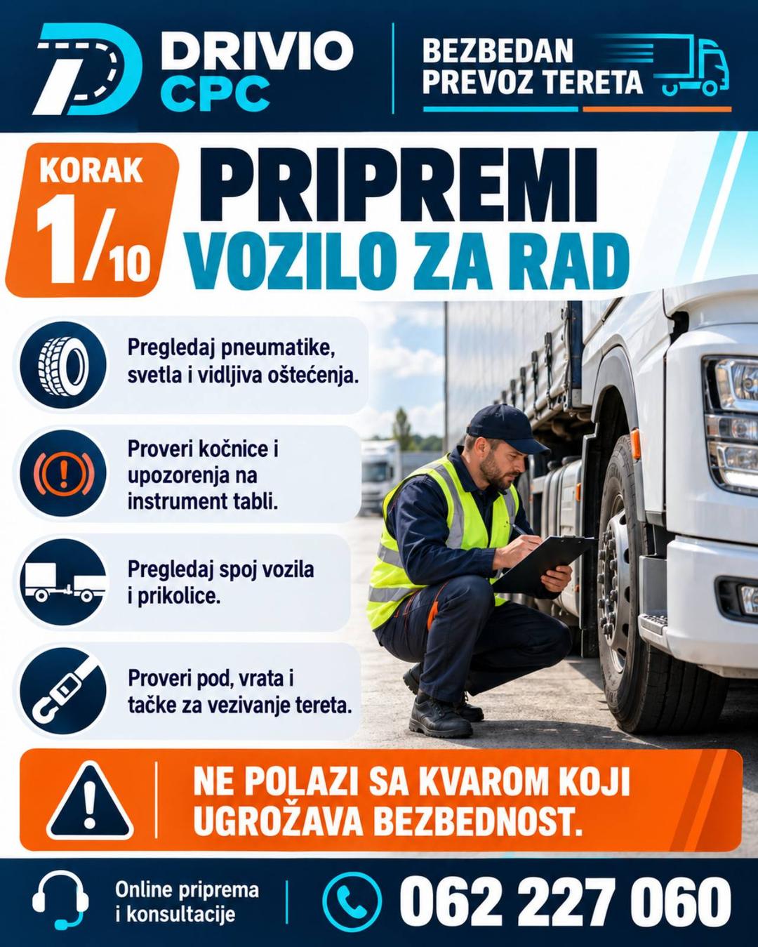 Bezbedan prevoz tereta — Drivio CPC