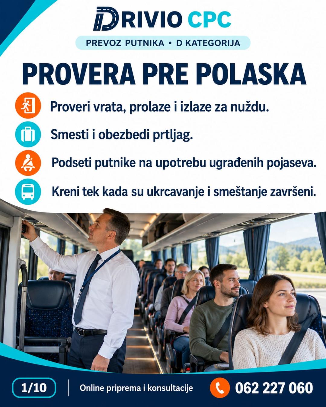 Bezbedan prevoz putnika — Drivio CPC